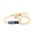 Constantin Maritimes Armband aus Segeltau, beige