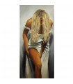 An important date by Angeliki, 74,5x35cm, oil on canvas. EUR 580